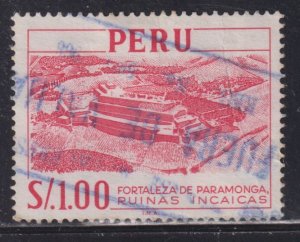 Peru 501 Paramonga Fortress 1966