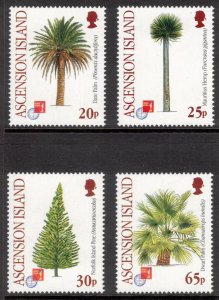 ASCENSION 1997 Trees; Scott 665-68, SG 704-07; MNH