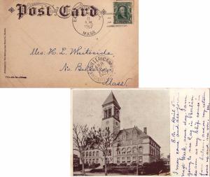 United States Massachusetts East Billerica 1907 doane 3/1  1877-1922  PPC (Ci...
