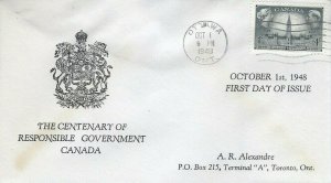 CANADA #277 RESPONSIBLE GOVERNMENT - Unknown E