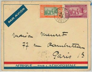 45221 - SENEGAL - POSTAL HISTORY - AIRMAIL LETTER to FRANCE 1936...-