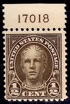 US Stamp #551 1/2c Hale MINT Hinged SCV $.25