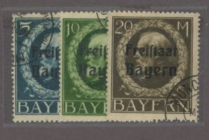 Bavaria #228-230 Used Single