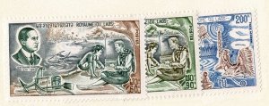 Laos #251-2,C118 MNH cpl Marconi