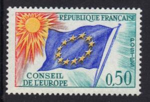 France   #1O13  MNH  1969   council of europe  50c