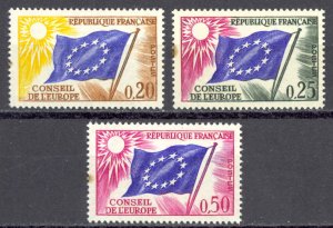 France Sc# 1O7-1O9 MNH 1963 Official