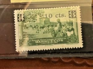 Spanish Moroccan stamp:1936, Scott 167, special delivery, mnh