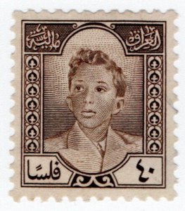 (I.B) Iraq Revenue : Duty Stamp 40f (King Faisal II)
