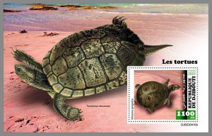 DJIBOUTI 2023 MNH IMPERF. Turtles S/S #410b