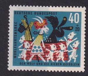 Germany  #B395  MNH 1963  fairy tales  40pf