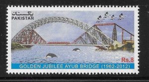 Pakistan 2012 Golden Jubilee Ayub Bridge MNH A1642