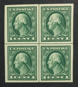 MOMEN: US #481 CENTER LINE BLOCK MINT OG 2NH/2H #24915