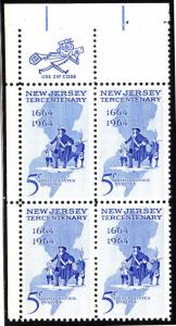 United States 1247 - MNH  - Use Zip Code Block