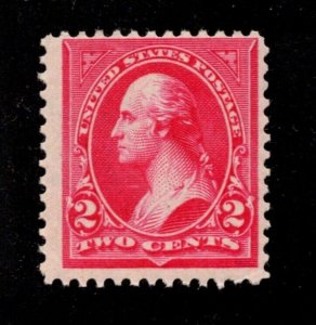 OAS-CNY 11382 SCOTT 267 – 1895 2c Washington, double line watermark type III MNH