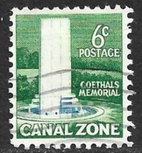 US CANAL ZONE 1968 6c GOETHAL'S MEMORIAL Issue Sc 158 VFU