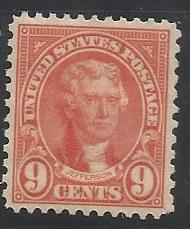 641 9c MNH VF Centering