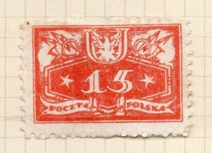 Poland 1920 Early Issue Fine Mint Hinged 15h. NW-184394