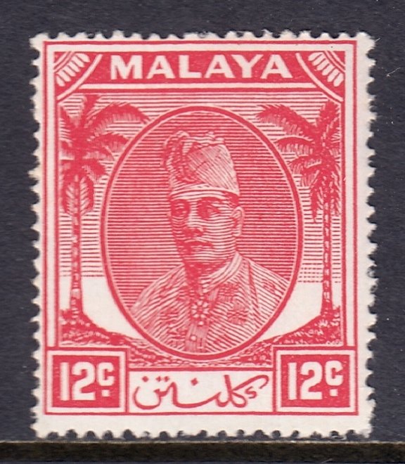 Malaya (Kelantan) - Scott #67 - MH - SCV $4.50