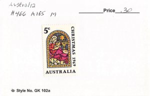 Australia 466 Unused Christmas 1 1969 (SC0_538)