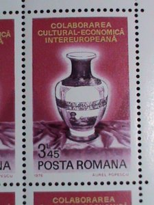 ​Romania Stamp:1976: Intereuropa Cultural Economic S/S sheet #18