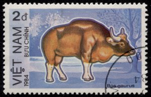 North Vietnam #1369 Endangered Animals Issue Used