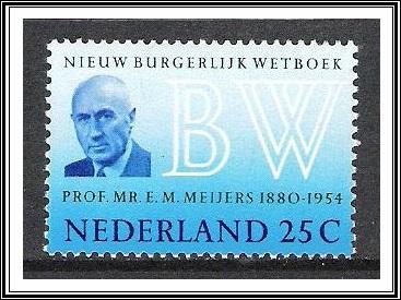 Netherlands #480 New Civil Code MNH