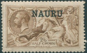 Nauru 1916 2s 6d brown SG21 unused