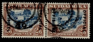 SOUTH AFRICA GV SG O19, 2s 6d blue & brown, FINE USED. Cat £110.