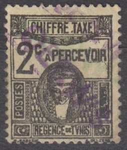 Tunisia Scott #J13 1922 Used