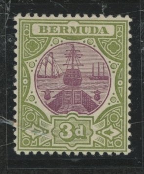 Bermuda #28 Unused Single