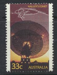 SG 1008 SC# 982   Fine Used  - Halley's Comet  Radio Telescope