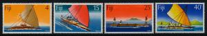 Fiji 380-3 MNH Canoes