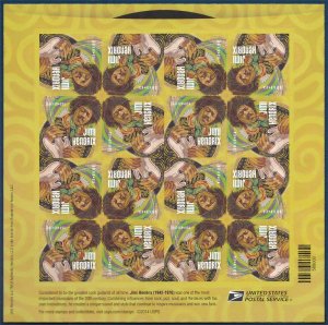 US: 2014 Jimi Hendrix; Complete Sheet Sc 4880; Forever Values
