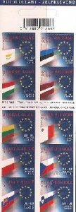 Belgium 2004 Accession of 10 new countries to the EU Flags block / booklet MNH