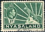 Nyasaland; 1942: Sc. # 55A: O/Used Single Stamp