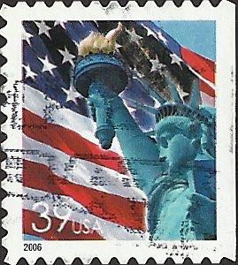 # 3985 USED FLAG AND STATUE OF LIBERTY