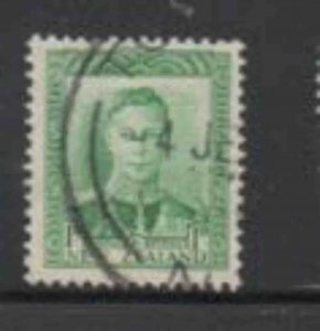 NEW ZEALAND #227 1938 1p KING GEORGE VI F-VF USED