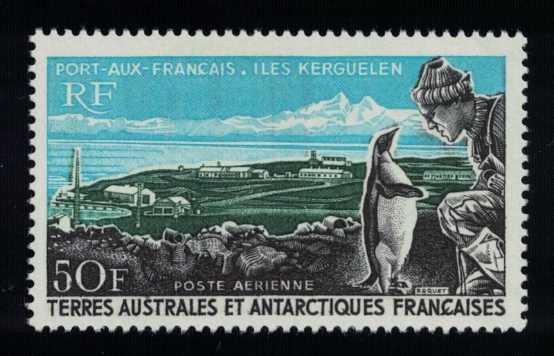 FSAT TAAF Birds Port-aux-Francais and Penguins 1968 MNH SC#C14 SG#46 MI#40