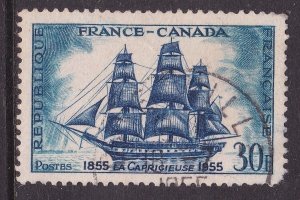 France 1955 La Capricieuse 30f Fine Used SG 1261 VGC