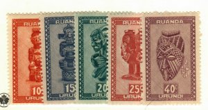 Ruanda Urundi #90-94 MNH