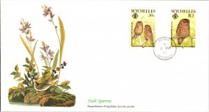 Seychelles, Worldwide First Day Cover, Birds