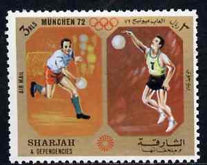 Sharjah 1972 Handball & Volleyball (3R) from Olympic ...
