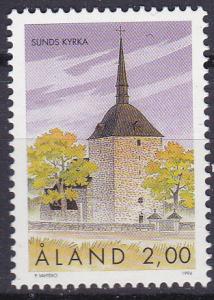 Finland-Aland Isls.  90 MNH 1994 2m Church