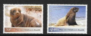 NEW ZEALAND SG3386/7 2012 SEA LION MNH