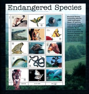 [52623] United States 1996 Prehistoric animals Dinosaurs Souvenir sheet MNH