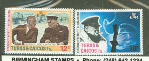 Turks & Caicos Islands #297-298 Mint (NH) Single (Complete Set)