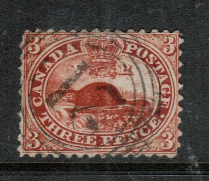 Canada #12 Very Fine Used With Ideal 4 Ring 21 Cancel