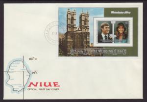 Niue 521 Royal Wedding U/A FDC