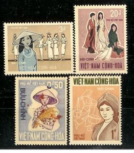 South Vietnam 1969 SC# 343-46 Farm Women,Nurses Set of 4 MNH