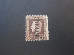 New Zealand 1915 SG O100 KGV P14X13.5 MH